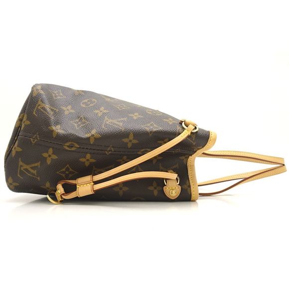 Louis Vuitton Monogram Neverfull PM Brown Tote Bag - Picture 2 of 8